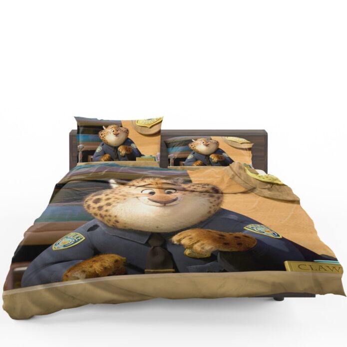 Zootopia Movie Benjamin Clawhauser Bedding Set 1