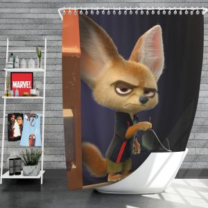 Zootopia Movie Finnick Shower Curtain