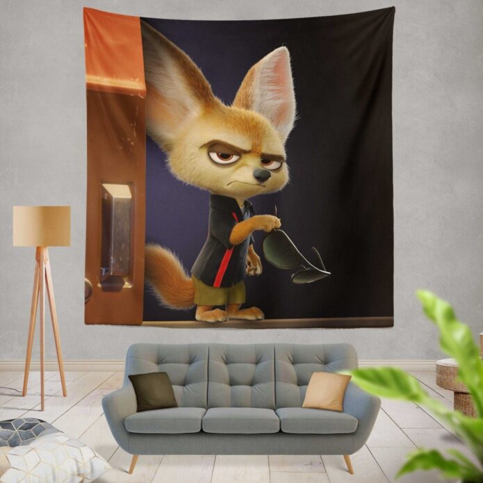 Zootopia Movie Finnick Wall Hanging Tapestry