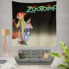 Zootopia Movie Judy Hopps Nick Wilde Wall Hanging Tapestry