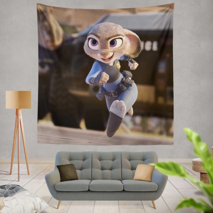 Zootopia Movie Judy Hopps Wall Hanging Tapestry