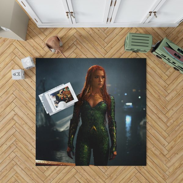 Aquaman Movie Amber Heard Mera DC Comics Bedroom Living Room Floor Carpet Rug 1