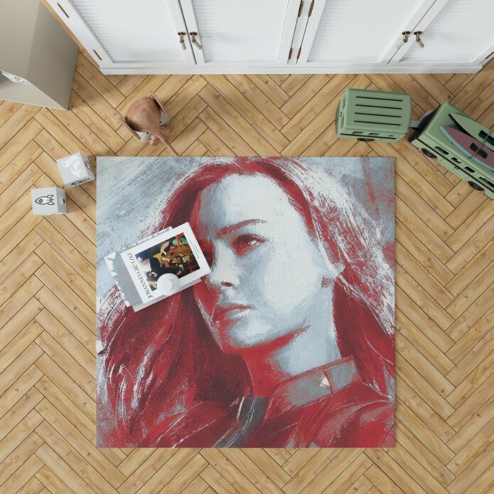 Avengers Endgame Movie Brie Larson Bedroom Living Room Floor Carpet Rug 1