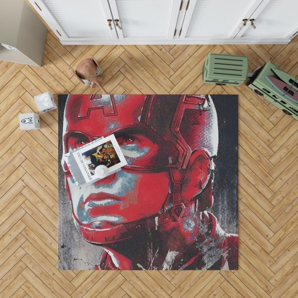 Avengers Endgame Movie Captain America Chris Evans Bedroom Living Room Floor Carpet Rug 1