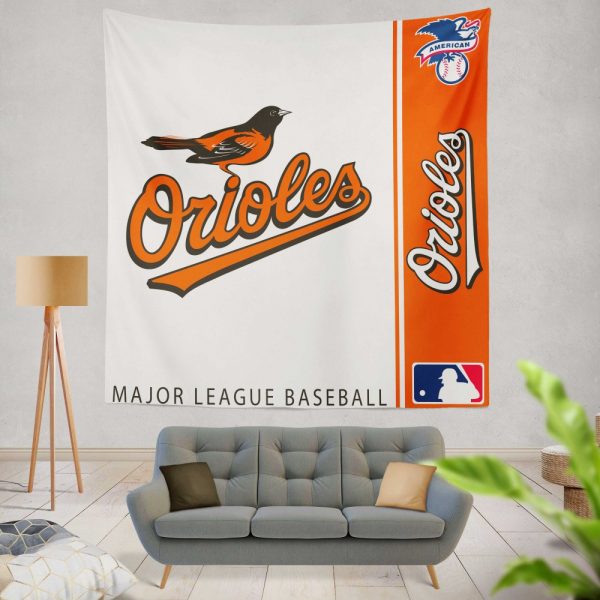 Baltimore Orioles MLB Baseball American League Wall Hanging Tapestry