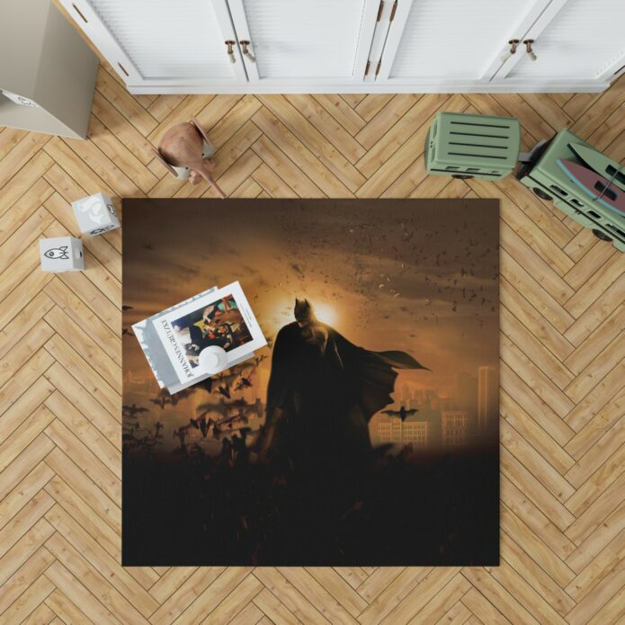 Batman Begins Movie Bruce Wayne Bedroom Living Room Floor Carpet Rug 1