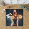 Captain Marvel Movie Carol Danvers Super Women Bedroom Living Room Floor Carpet Rug 1
