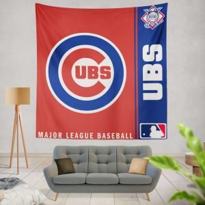 Chicago Cubs MLB Baseball National League Wall Hanging Tapestry
