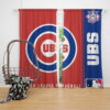 Chicago Cubs MLB Baseball National League Window Curtain