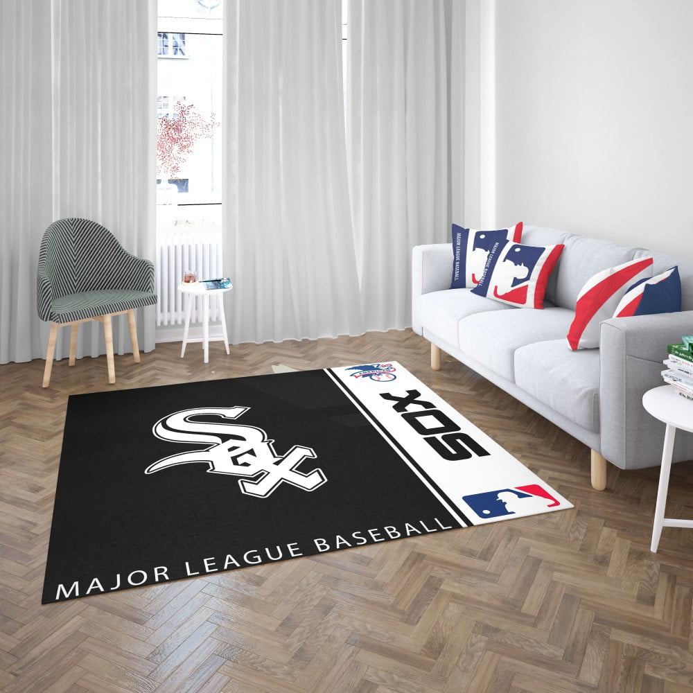 Chicago White Sox Mlb Baseball American League Floor Carpet Rug