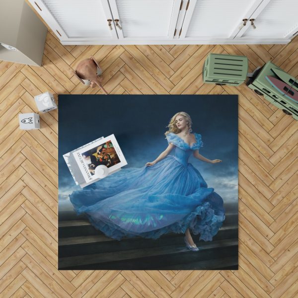 Cinderella Movie Lily James Bedroom Living Room Floor Carpet Rug 1