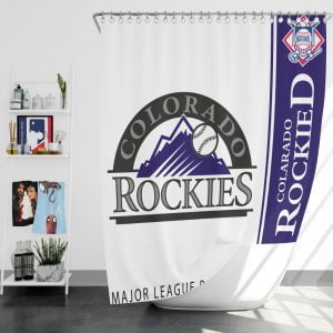 Colorado Rockies MLB Baseball National League Bath Shower Curtain
