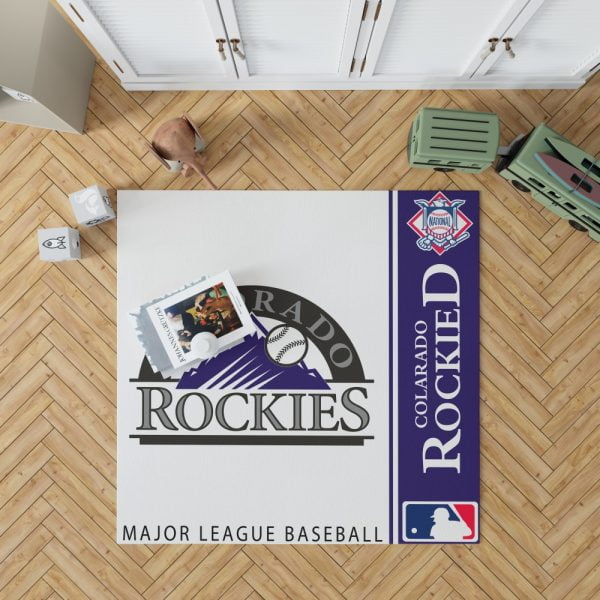 Colorado Rockies MLB Baseball National League Floor Carpet Rug Mat 1