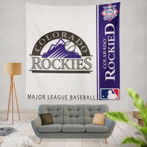 Colorado Rockies MLB Baseball National League Wall Hanging Tapestry