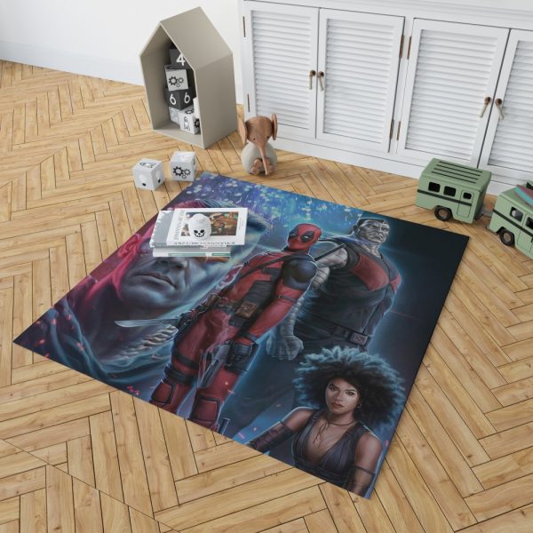 Deadpool 2 Movie Cable Domino Bedroom Living Room Floor Carpet Rug 2