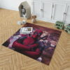 Deadpool and Harley Quinn Artwork Bedroom Living Room Floor Carpet Rug 2