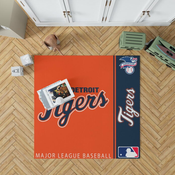Detroit Tigers MLB Baseball American League Floor Carpet Rug Mat 1