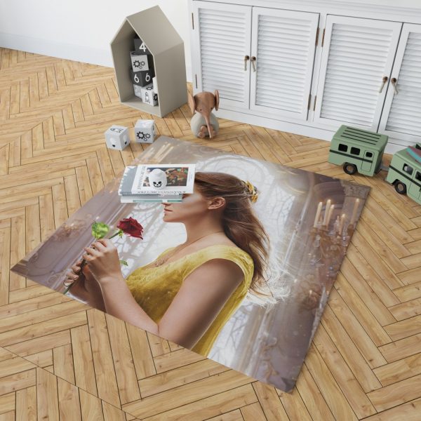 Emma Watson Beauty and the Beast Belle Bedroom Living Room Floor Carpet Rug 2