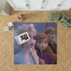 Frozen 2 Movie AnnaElsaKristoffBedroom Living Room Floor Carpet Rug 1