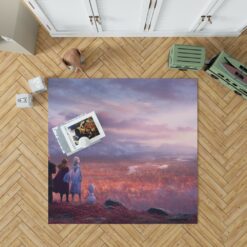 Frozen 2 Movie AnnaElsaKristoffOlafBedroom Living Room Floor Carpet Rug 1