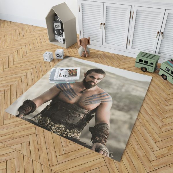 Game Of Thrones TV Series DrogoJason Momoa Bedroom Living Room Floor Carpet Rug 2