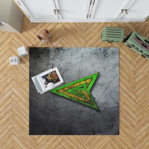 Green Arrow Logo DC Comics Bedroom Living Room Floor Carpet Rug 1