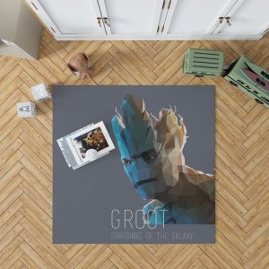 Groot in Guardians of the Galaxy Movie Marvel Bedroom Living Room Floor Carpet Rug 1