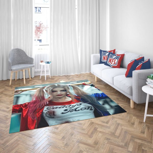Harley Quinn Cosplay Suicide Squad Bedroom Living Room Floor Carpet Rug 3