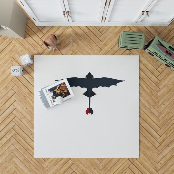 How To Train Your Dragon Movie Toothless Bedroom Living Room Floor Carpet Rug 1