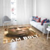 I am Bolt Movie Usain Bolt Bedroom Living Room Floor Carpet Rug 3