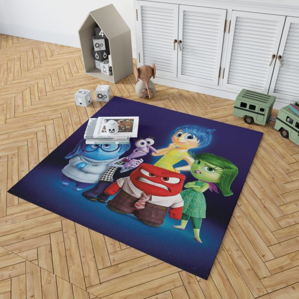 Inside Out Pixar Animation Movie Bedroom Living Room Floor Carpet Rug 2