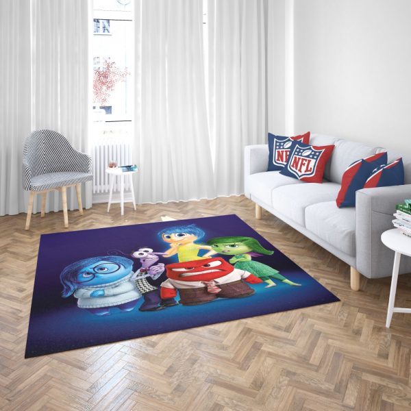 Inside Out Pixar Animation Movie Bedroom Living Room Floor Carpet Rug 3