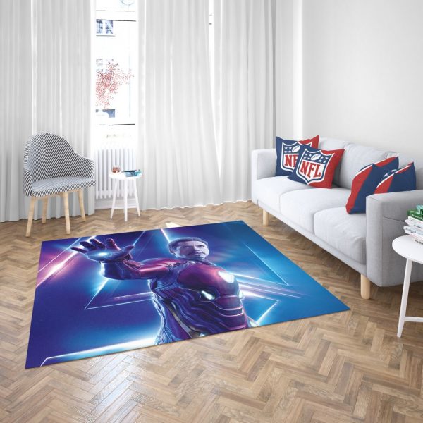 Iron Man Robert Downey Jr Tony Stark Bedroom Living Room Floor Carpet Rug 3