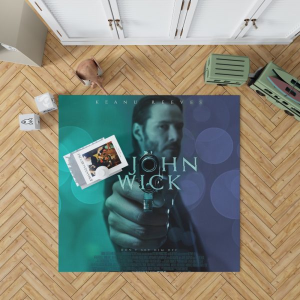 John Wick 2014 Movie Keanu Reeves Bedroom Living Room Floor Carpet Rug 1