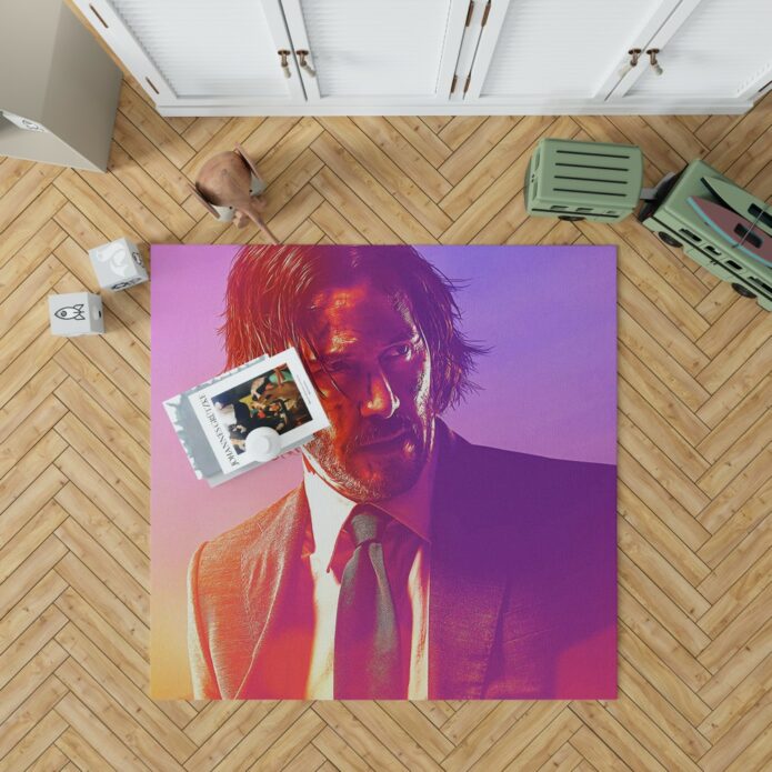 John Wick 3 Parabellum Movie Keanu Reeves Bedroom Living Room Floor Carpet Rug 1