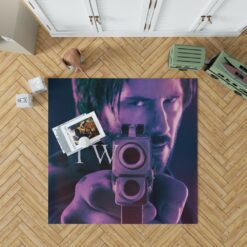 John Wick Chapter 2 Movie John Wick Keanu Reeves Bedroom Living Room Floor Carpet Rug 1