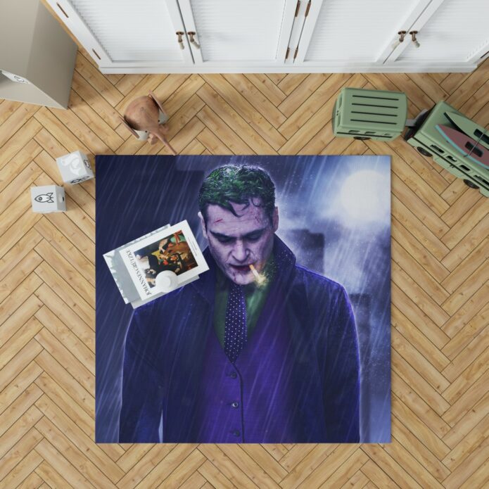 Joker Movie Joaquin Phoenix Bedroom Living Room Floor Carpet Rug 1