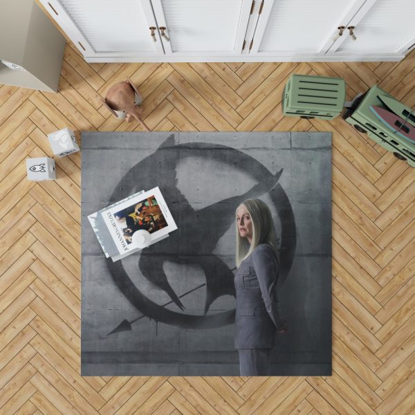 Julianne Moore in The Hunger Games Mockingjay Part 2 Movie Bedroom Living Room Floor Carpet Rug 1