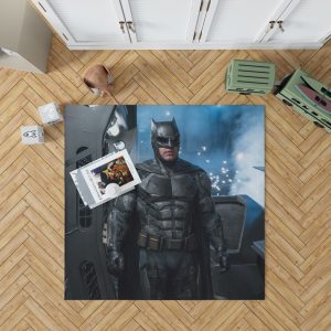 Justice League 2017 Movie Batman Ben Affleck Bruce Wayne Bedroom Living Room Floor Carpet Rug 1