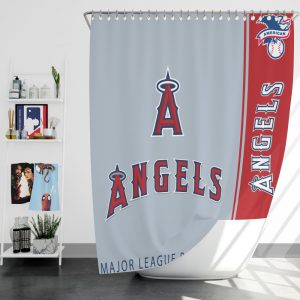 Los Angeles Angels MLB Baseball American League Bath Shower Curtain