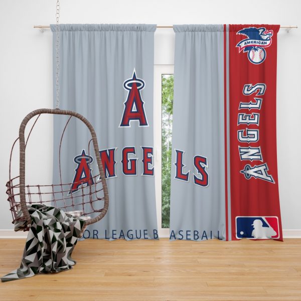 Los Angeles Angels MLB Baseball American League Window Curtain