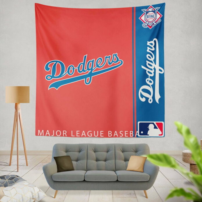 Los Angeles Dodgers MLB Baseball National League Wall Hanging Tapestry