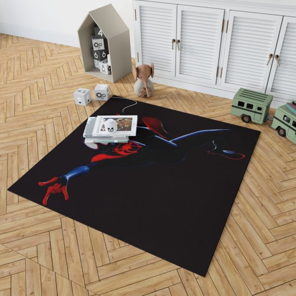 MCU Spider-Man Into The Spider-Verse Movie Miles Morales Bedroom Living Room Floor Carpet Rug 2