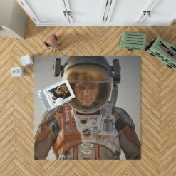 Mark Watney Matt Damon in The Martian Movie Bedroom Living Room Floor Carpet Rug 1