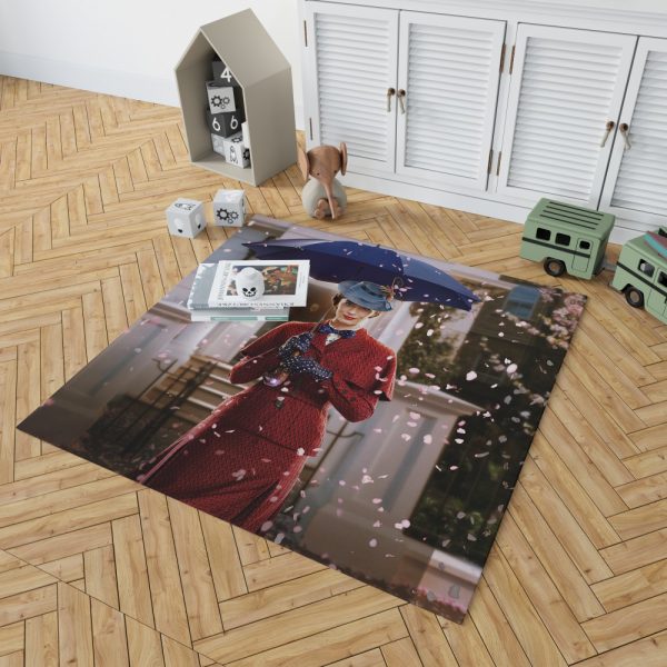 Mary Poppins Returns Movie Emily Blunt Bedroom Living Room Floor Carpet Rug 2