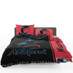 Miami Marlins MLB Baseball National League Bedding Set 1