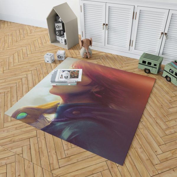 Nausicaä of the Valley of the Wind Movie Girl Red Hair Bedroom Living Room Floor Carpet Rug 2