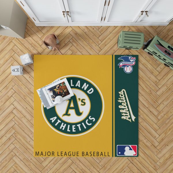 Oakland Athletics MLB Baseball American League Floor Carpet Rug Mat 1