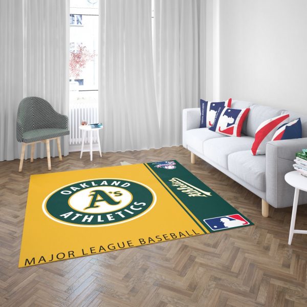 Oakland Athletics MLB Baseball American League Floor Carpet Rug Mat 3