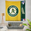 Oakland Athletics MLB Baseball American League Wall Hanging Tapestry